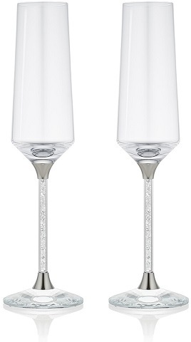 Набор бокалов для шампанского, кристаллы 220 мл