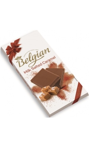 Бельгиан, Молочный Шоколад с Кусочками Соленой Карамели