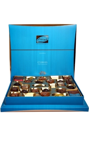 Байнд.Набор шоколадных конфет "Эксклюзив" в голубой коробке.