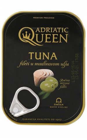 Филе тунца в оливковом масле Адриатик Куин