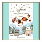 Шоколадные конфеты с начинкой пралине AMERI (Новогодняя мятная упаковка)  789 ₽