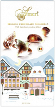 Шоколадные конфеты с начинкой пралине AMERI (Новогодняя голубая упаковка)  429 ₽