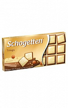 Шоколад Шогеттен Трилогия Белый С Грильяжем И Фундуком  99 ₽