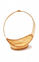 Корзина С Высокой Ручкой 22х19хн10 Бамбук  200 ₽