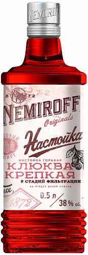 "Nemiroff" Cranberry Strong, Bitter